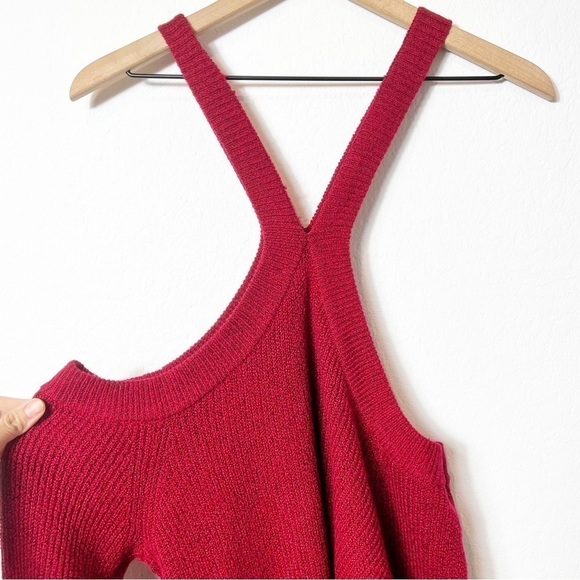 1. State Cross Neck Cold Shoulder Women Red 3X Sweater Brand New With Ta… - Picture 5 of 8